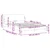 Vidaxl Posteljni okvir Dover temno siv 120x200 cm blago