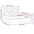 Vidaxl Box spring postelja z vzmetnico temno siva 160x200 cm žamet