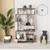 Hanah Home Polica za knjige Karmato, 96x168.5x25.5 cm, Braon