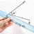 DELI Geometrijski set lenjira Woove EH13, 30 cm, Plavi