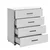 Hanah Home Komoda 65x78x41cm Bela