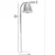 Opviq Azra 8736 3 Podna lampa,Krem