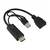 HDMI M. na Displayport M. F. Konvertor Kettz H2DP-023 0.23CM 4K 60Hz