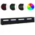 Set TV komoda S LED lampica 3 pcs Crni hrast 270 x 35 x 40 cm