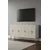 Hanah Home komoda Ayshe 150, 150 cm, bela / travertin / zlatna