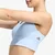 Modrček adidas 3 Stripes Studio All Me Light Support Bra Glow Blue M