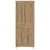 Vidaxl Visok predalnik Umetni hrast 69,5 x 34 x 180 cm Konstruiran les