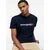 Tommy Jeans Majica Essential temno modra/rdeča/bela
