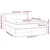 Vidaxl Box spring posteljni z vzmetnico temno siv 140x190 cm blago