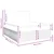 vidaXL vidaXL Box spring postelja z vzmetnico krem 180x200 cm blago, (21304574)