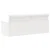 vidaXL 3-sedna sofa Bela 190 x 81 x 82 cm Blago