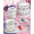 Mug with saucer, porcelain, 320ml/23x12cm, Mon Amour - Nuova R2S