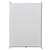 VIDAXL plise zavese - harmonika (40x125cm), bele
