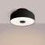 Sollux SL.1678 - Plafonska lampa OMIQ 4xE27/15W/230V prečnika 30 cm crna