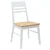 Trpezarijske stolice 2 pcs Bijelo 43 x 54 x 89 cm