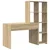 Stol Sonoma hrast 138,5 x 55 x 143 cm Konstruirano drvo
