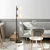 Aberto Design Podna lampa Dual 13755, 30 x 30 x 155 cm, 2 x E27, 250 cm Kabl, Crna