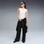Puma ESS ELEVATED HIGH-WAIST STRAIGHT LEG PANT, ženske hlače, crna 691815