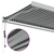 vidaXL Zložljiva tenda antracit in bela 4x3 m blago in aluminij