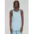 Mens Fishnet Tank Top - Blue
