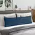 Jastučići za sofu 2 pcs Plava 145 x 40 cm tkanina