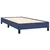shumee vidaXL Posteljni okvir brez vzmetnice moder 90x190 cm blago