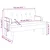 Vidaxl Klop z naslonom rjava 112x65,5x75 cm umetno usnje