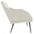vidaXL Klop krem 110x76x80 cm žamet
