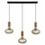 Opviq Luster Hena-52-03, O19, 11,5cm, IP20 Crno-smeđi