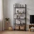 Hanah Home polica za knjige Moda, 60 cm, crna