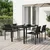 Set vanjskog namještaja 5 pcs Crna i antracit 140 x 70 x 73 cm