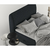 Črna boxspring postelja s prostorom za shranjevanje 140x200 cm Melba – Maison de Reve