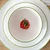 DUKA Porcelanasta skodelica DUVE z zelenim robom 450 ml