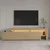 Hanah Home TV komoda Beliz, 192 cm, topli hrast / hrast Sapphire