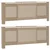 Pokrivač radijatora 2 pcs Hrast sonoma 205 x 20,5 x 81,5 cm