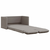 VIDAXL talni raztegljivi kavč (2v1, taupe, 112x174x55cm), blago