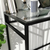 Hanah home Radni sto 100x75x45cm Crni