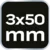 Topex Precizni ploščati izvijač 3,0 x 50 mm, S2