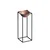 Aberto Design Dekorativna saksija GED-021-B, 60 cm, O 20 cm ,, Crna