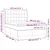 Vidaxl Box spring postelja z vzmetnico temno rjava 140x200 cm blago