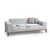 Atelier del Sofa Trosed na razvlačenje Montana 91x85x223cm Sivi