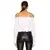 Norma Kamali Ženski top ST4216CS111002-WHITE, Beli
