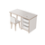 HANAH HOME Dečiji stoni set Soho White (768ESL1705)