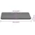 Vidaxl Samolepilne preproge za stopnice 30 kosov sive 65x24,5x3,5 cm