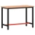 Radni stol 115x55x81,5 cm od masivne bukovine i metala