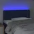 Vidaxl LED posteljno vzglavje modro 100x7x78/88 cm blago