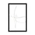Plakat elegantna baletka - 30x45 silver