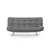 Atelier del Sofa Trosed na razvlačenje Misa 200x95x105cm Sivi