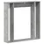 Okvir za kamin Betonska siva 100 x 20 x 100 cm