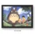 shumee Slika po številkah z okvirjem Totoro 70x50 cm